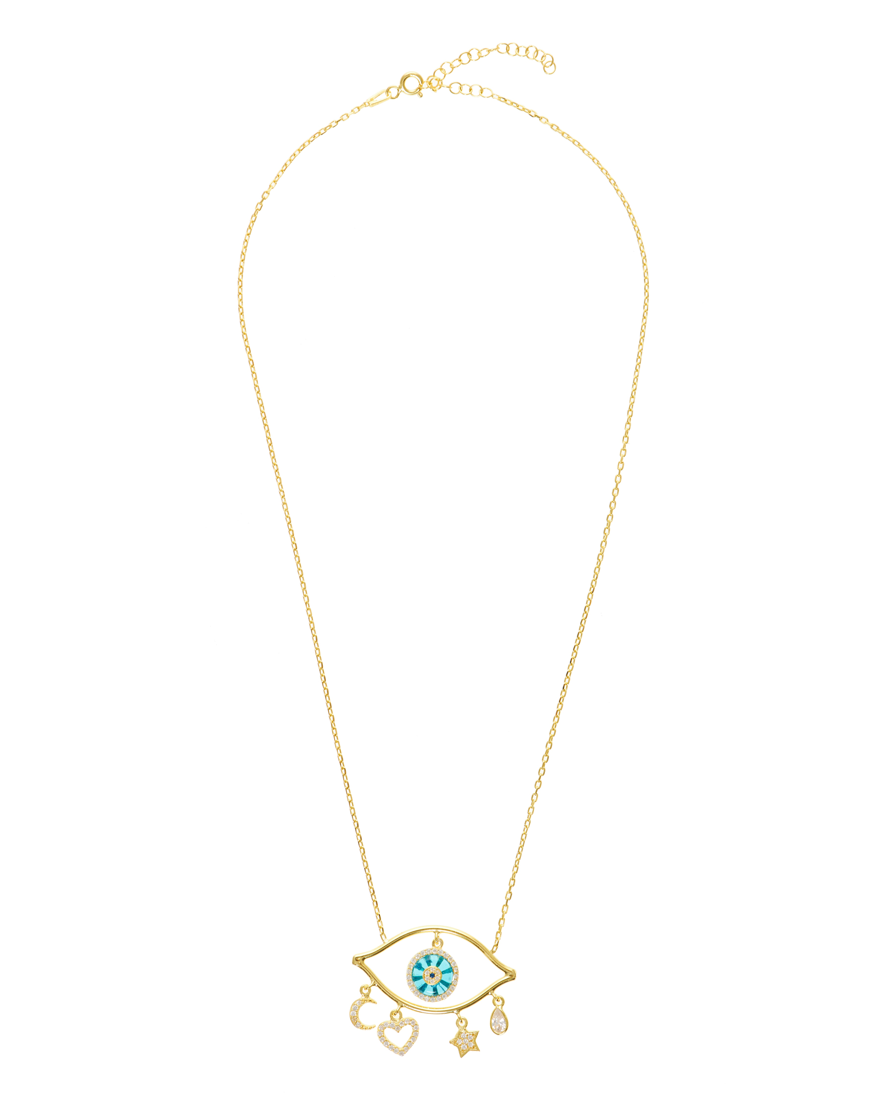 Angelina's evil outlet eye necklace